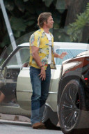 EXKLUSIV -  Brad Pitt und Leonardo DiCaprio auf dem Set zu "Once upon a Time"