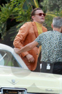 EXKLUSIV -  Brad Pitt und Leonardo DiCaprio auf dem Set zu "Once upon a Time"