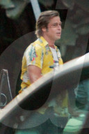 EXKLUSIV -  Brad Pitt und Leonardo DiCaprio auf dem Set zu "Once upon a Time"