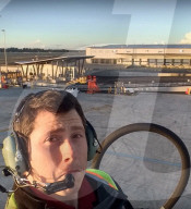 FEATURE - Flughafenangestellter klaut Flugzeug und Crasht