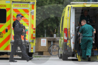 NEWS - London: Auto rast in Absperrung am britischen Parlament 