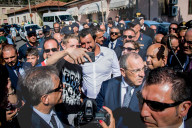 Matteo Salvini visit to San Luca, Calabria, Italy - 15 Aug 2018