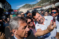 Matteo Salvini visit to San Luca, Calabria, Italy - 15 Aug 2018