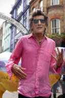 PEOPLE - Ronnie Wood am 'Tusk Rhino Trail' in London