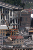 NEWS - Genua: Die Morandi-Brücke eine Woche nach dem Unglück