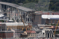 NEWS - Genua: Die Morandi-Brücke eine Woche nach dem Unglück