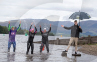 Great Scottish Swim photocall, Loch Lomond, Scotland, UK  - 24 Aug 2018