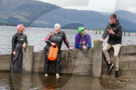 Great Scottish Swim photocall, Loch Lomond, Scotland, UK  - 24 Aug 2018