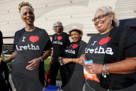 PEOPLE - Public Viewing: Abschied von Aretha Franklin in Detroit