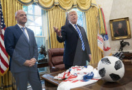 NEWS - Washington: Gianni Infantino zu Besuch bei Trump im Weissen Haus