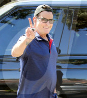 EXKLUSIV - Charlie Sheen zu Besuch bei 'RHOBH' in Malibu