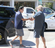 EXKLUSIV - Charlie Sheen zu Besuch bei 'RHOBH' in Malibu