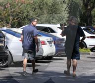 EXKLUSIV - Charlie Sheen zu Besuch bei 'RHOBH' in Malibu