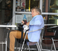 EXKLUSIV - Rod Stewart mit seinem Sohn Sean beim Lunch in Malibu