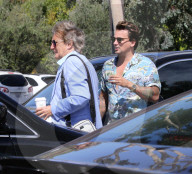 EXKLUSIV - Rod Stewart mit seinem Sohn Sean beim Lunch in Malibu