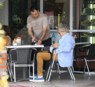 EXKLUSIV - Rod Stewart mit seinem Sohn Sean beim Lunch in Malibu