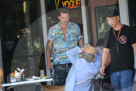 EXKLUSIV - Rod Stewart mit seinem Sohn Sean beim Lunch in Malibu