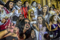 FEATURE - Zombie Flashmob fÃ¼r Michael Jackson in Sao Paulo