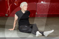 FEATURE - Trotzt auch mit 84 der Schwerkraft: Ehemalige Olympionikin Marjorie Carter trainiert im Fitness Center von Leeds