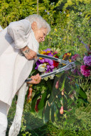 PEOPLE - Judi Dench besucht die Wisley Flower Show in Surrey