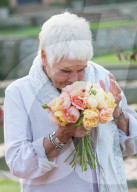 PEOPLE - Judi Dench besucht die Wisley Flower Show in Surrey