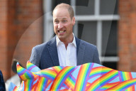 PEOPLE - Prinz William bestaunt die Nashorn Kunstwerke im Kensington Palast