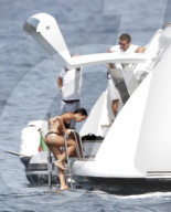 EXKLUSIV - Cristiano Ronaldo macht mit seiner Familie Yacht-Ferien vor St.Tropez