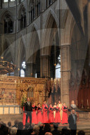 PEOPLE - Promis gedenken Sir Peter Hall in der Westminster Abbey
