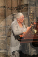 PEOPLE - Promis gedenken Sir Peter Hall in der Westminster Abbey
