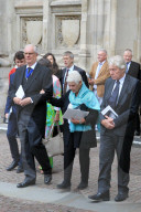 PEOPLE - Promis gedenken Sir Peter Hall in der Westminster Abbey