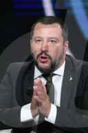 NEWS - Italien: Innenminister Salvini in der TV-Show "Porta a Porta"