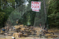 NEWS - Ausbau des Braunkohletagebaus: Die Polizei beginnt mit der Räumung vom Hambacher Forst