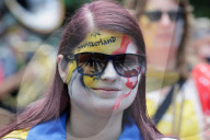 FEATURE - Schweizer Guggenmusik an der Steuben Day Parade in New York