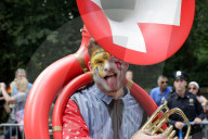 FEATURE - Schweizer Guggenmusik an der Steuben Day Parade in New York