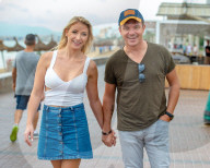 PEOPLE - Stefan Mross schlendert mit Freundin Anna-Carina Woitschack durch Santa Ponsa
