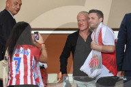 PEOPLE - Fürst ALbert fiebert mit seinen Verwandten beim Fussballmatch mit