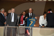 PEOPLE - Fürst ALbert fiebert mit seinen Verwandten beim Fussballmatch mit