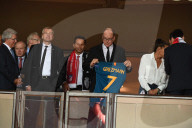 PEOPLE - Fürst ALbert fiebert mit seinen Verwandten beim Fussballmatch mit