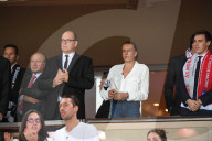 PEOPLE - Fürst ALbert fiebert mit seinen Verwandten beim Fussballmatch mit