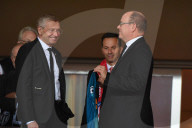 PEOPLE - Fürst ALbert fiebert mit seinen Verwandten beim Fussballmatch mit