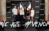 PEOPLE - Promis am 'Venom'  Photo Call in Beverly Hills