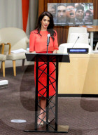 PEOPLE - Amal Clooney spricht vor den Vereinten Nationen