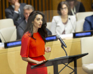 PEOPLE - Amal Clooney spricht vor den Vereinten Nationen