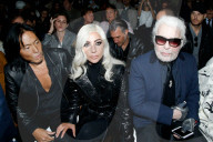 PEOPLE - Lady Gaga besucht die Celine Modenschau in Paris