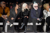PEOPLE - Lady Gaga besucht die Celine Modenschau in Paris