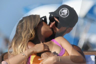 PEOPLE - Ariadna Gutierrez turtelt mit ihrem Cedric in Miami Beach