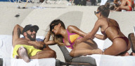 PEOPLE - Ariadna Gutierrez turtelt mit ihrem Cedric in Miami Beach