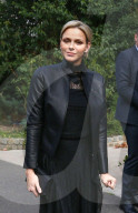 PEOPLE - Fürstin Charlene von Monaco besucht die Akris Modenschau in Paris