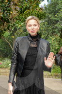 PEOPLE - Fürstin Charlene von Monaco besucht die Akris Modenschau in Paris