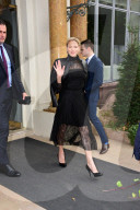 PEOPLE - Fürstin Charlene von Monaco besucht die Akris Modenschau in Paris
